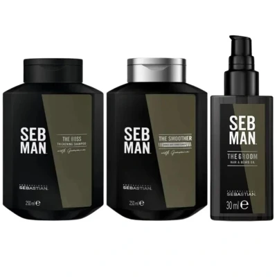 Afbeelding van Sebastian SEB MAN Complete Grooming Set 250+250+30ml
