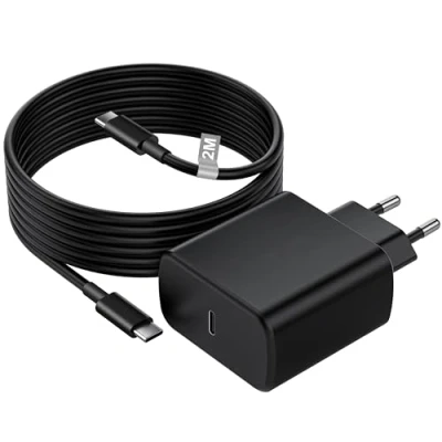 Afbeelding van 45 W snellader voor Samsung Galaxy S24/S23/S22/S21 Ultra/S20/S20+/Note 20/10/9/8/A73/A53/A52, 2 m, USB C oplader snellader, type C,