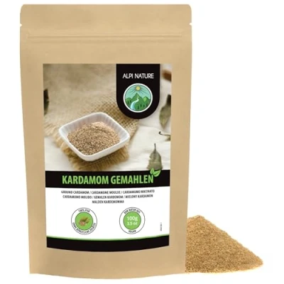 Afbeelding van Kardemom gemalen (100g), kardemompoeder 100% natuurlijk, natuurlijk zonder toevoegingen, veganistisch