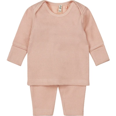 Afbeelding van Dirkje broek + longsleeve roze