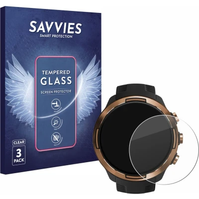 Afbeelding van Savvies Tempered Glass Screen Protector voor Suunto 9 Baro (3 Stuks) 9H Gehard Glas Scherm Beschermer