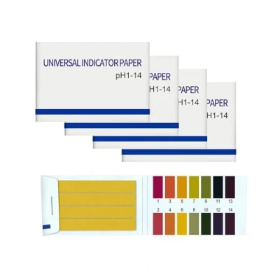 Afbeelding van INF 320 stuks pH waarde teststrips, lakmoespapier, meetbereik 1 14, 4 x 80 verpakking
