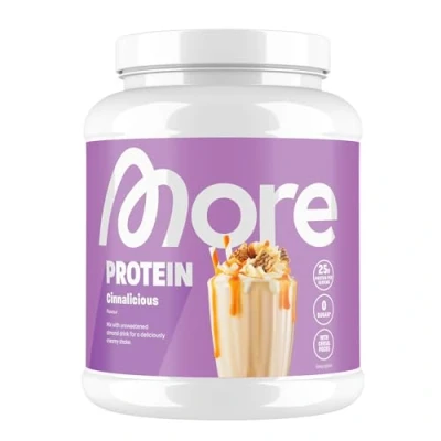 Afbeelding van MORE NUTRITION Total Proteïnepoeder, Cinnalicious, 600 g Wei en Caseïne Mix, 20 Porties Geen Toegevoegde Suiker Poeder voor Spieropbouw Herstel, Gemaakt in Duitsland