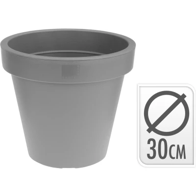 Afbeelding van 3 stuks Bloempot Ek Rond 30 cm