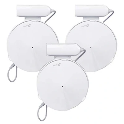 Afbeelding van Huafly BECEMURU Wandhouder met standaard, Wifi Beugelhouder Systeem, Uitstekend Snoerbeheer voor TP Link Deco M9 Plus (3 stuks)