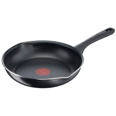 Afbeelding van Tefal Day By ON B56406AZ koekenpan, 28 cm, diepe vorm, gas , elektrische en keramische kookplaten, moeiteloze reiniging, hoge prestaties, antiaanbaklaag, uitloop, thermisch signaal, zwart