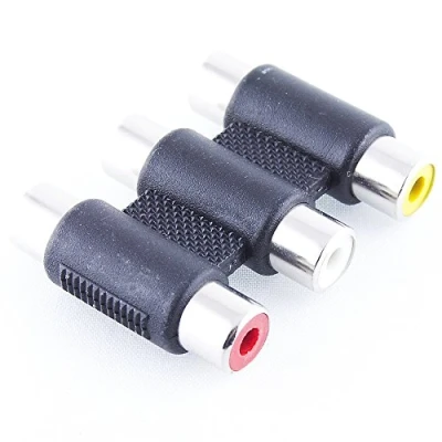 Afbeelding van 3 RCA vrouwelijke adapter, audio en video