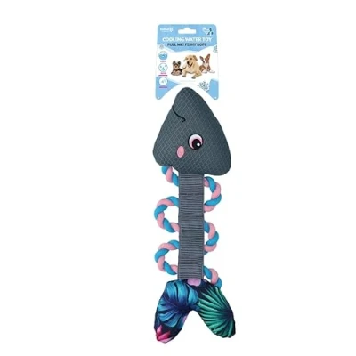 Afbeelding van CoolPets Pull me! Fishy rope (Flower)
