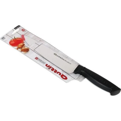 Afbeelding van Quttin Black 13 keukenmes 20 cm RVS zwart