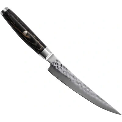 Afbeelding van Yaxell Ketu Uitbeenmes 15 cm SG2 Staal, 63 HRC, Zwart Pakka Wood Heft Handgemaakt in Japan