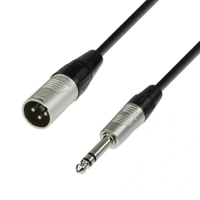 Afbeelding van K4 BMV 0030 microfoonkabel REAN XLR male op 6,3 mm jack stereo 1.5m