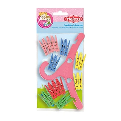 Afbeelding van Heless Kledinghanger &amp; Wasknijperset, 20st.