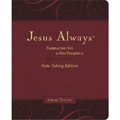 Afbeelding van Jesus Always Note Taking Edition, Leathersoft, Burgundy, with Full Scriptures: Embracing Joy in His Presence (a 365 Day Devotional)