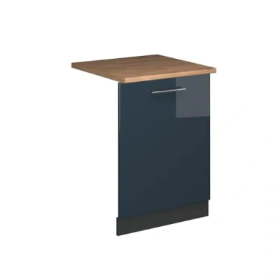 Afbeelding van Vicco Fame LineVoorpaneel vaatwasser 60 cm , WB Eik Donkerblauw hoogglans