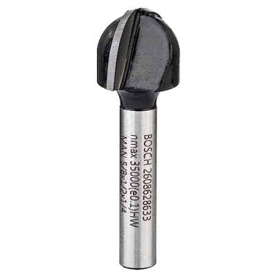 Afbeelding van Bosch Accessories 2608628633 Halfrondprofielfrees Werklengte 12.30 mm Schachtdiameter 6.35 1 stuks