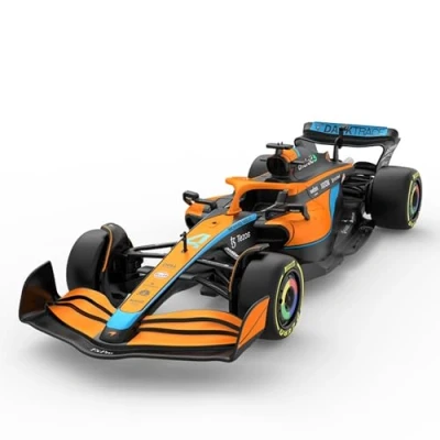 Afbeelding van CMJ RC CARS McLaren F1 MMCL36 modelauto van gegoten officieel gelicentieerd, schaal 1:24, 2022 Emilia Romagna GP metalen display replica