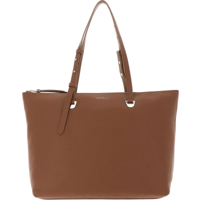 Afbeelding van COCCINELLE Leren Schoudertas Lea Large Shoulderbag Nocciola Lichtbruin