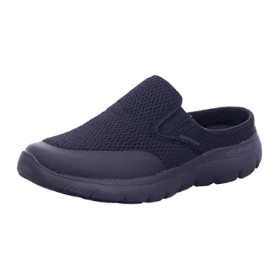 Afbeelding van Skechers Sport Summits Clogs black, Heren, Maat: 39.5, Black Textiel/ synthetisch