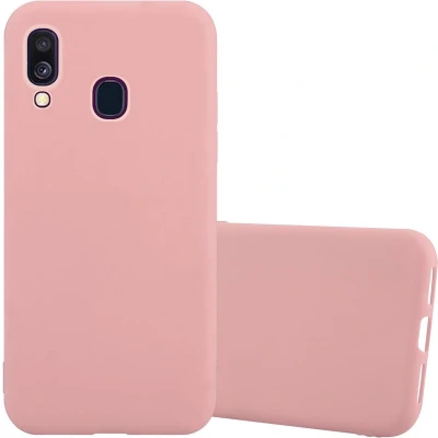 Afbeelding van Cadorabo Hoesje geschikt voor Samsung Galaxy A40 in CANDY ROZE Beschermhoes TPU silicone Case Cover