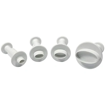 Afbeelding van PME Mini Ovaal Plunger Uitsteker Set/4