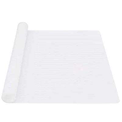Afbeelding van Webake siliconen bakmat 60 x 40 cm multifunctionele hittebestendige anti aanbaklaag bakmatten voor werkbladen, aanrecht beschermer, kunst en ambachtelijke mat 24 16 inch Wit