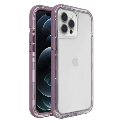 Afbeelding van LifeProof voor Apple iPhone 12 Pro Max, Slanke Val Bescherming, Stof Bescherming En Sneeuw Hoesje, Next Series, Transparant/Purper