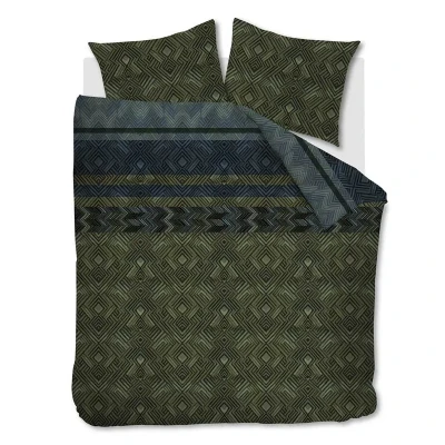 Afbeelding van Snoozing Ferry Dekbedovertrek Extra breed 260x200/220 cm Green