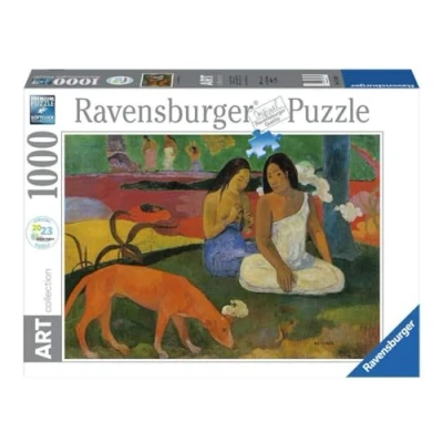 Afbeelding van Ravensburger Puzzel Gauguin Arearea, 1000 stukjes, puzzelkunst voor volwassenen en jongeren, beroemde afbeeldingen om te tentoonstellen, cadeau idee hem of haar, 70 x 50 cm