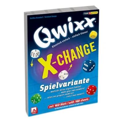 Afbeelding van QWIXX EXXCHANGE ZUSATZBLÖCKE: 2 Blocks à 80 Blatt, Spielanleitung (mehrsprachig)