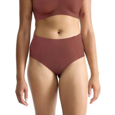 Afbeelding van Sloggi Women ZERO Feel 2.0 High waist (1 pack) dames slip roestbruin Maat: M