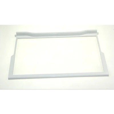 Afbeelding van Whirlpool Indesit 481010643010 glasplaat C00325810 met rand wit