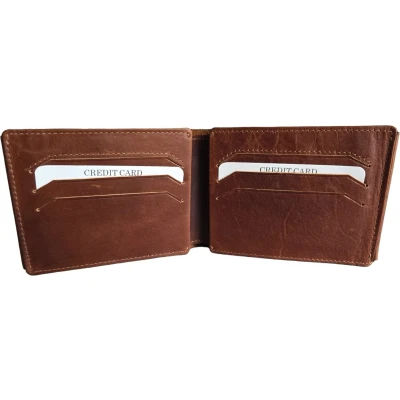 Afbeelding van Burkely Billfold Portemonnee Laag Model Zonder Kleingeld Bruin