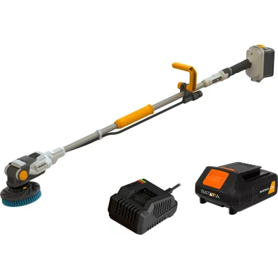 Afbeelding van Twin Brush 18V Accu Borstel Set Incl. , 2Ah &amp; Lader