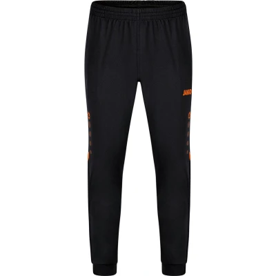 Afbeelding van JAKO Polyesterbroek Challenge Zwart/fluo oranje