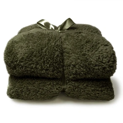 Afbeelding van Plaid teddy l200b150cm wintergroen Unique Living