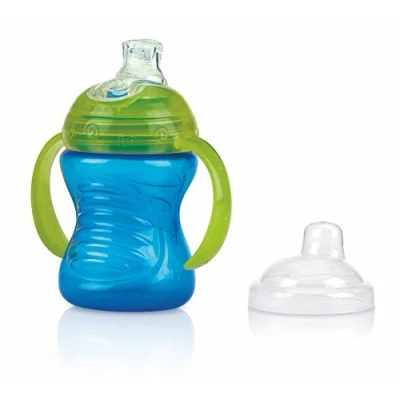 Afbeelding van Nûby Swirl™ Antilekbeker Blauw 6m+