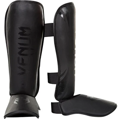 Afbeelding van Venum Challenger Kickboks Scheenbeschermers Matte/Zwart L