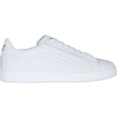 Afbeelding van EA7 Emporio Armani Classic Unisex Sneakers laag, Maat: 44 2/3, White Leer