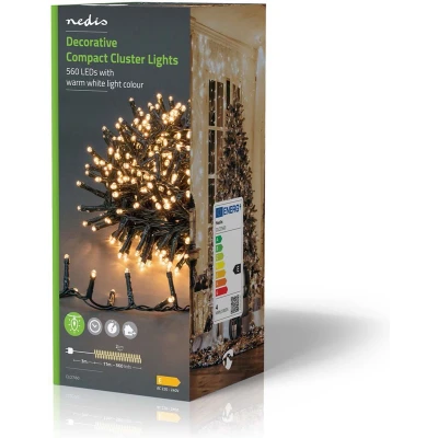 Afbeelding van Decoratieve Verlichting Compacte cluster 560 LED&#039;s Warm Wit 11.2 m N