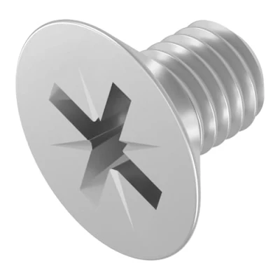 Afbeelding van SECCARO Verzonken schroef M5 x 7 mm, roestvrij staal V2A VA A2, DIN 965, kruiskop/PZ, volledige schroefdraad, 20 stuks