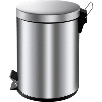 Afbeelding van Pedaalemmer EKO Classic Mat Zilver Inox 5L