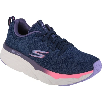 Afbeelding van Skechers MAX Cushioning Elite Clarion Sneakers laag, Dames, Maat: 41, Blue/denim Textiel