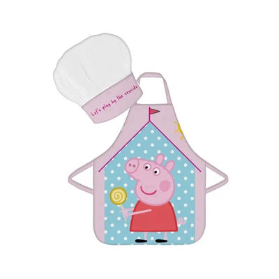 Afbeelding van Peppa Pig Keukenschort voor Kinderen met Koksmuts 5714710013308