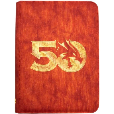 Afbeelding van Ultra PRO 50 jarig jubileum bedrukt kunstleer boek folio voor Dungeons &amp; Dragons, Limited Edition RPG Accessoires, D Essentials, Dungeon Master Gear, Tafelblad Gaming, Fantasy Rollenspel