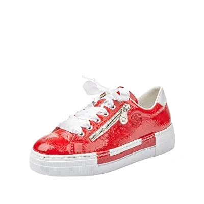 Afbeelding van Rieker Dames Low Top Sneaker N49C2, vrouwen lage schoenen, 33, 40 EU