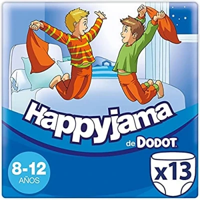 Afbeelding van Dodot Happyjama luiers, 8 tot 12 jaar, absorberend, 13 stuks