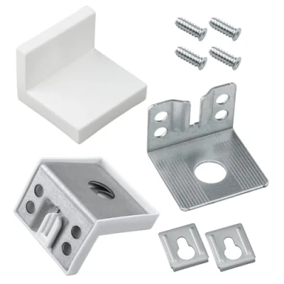 Afbeelding van Wandmontage, geschikt als reserveonderdeel voor IKEA Kallax wandbevestiging, wandophanging, kasthanger (2 stuks)