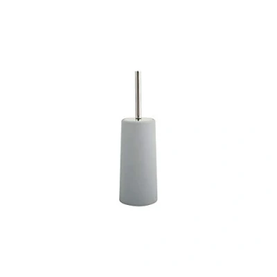 Afbeelding van MSV Toiletborstel houder/WC borstel lichtgrijs kunststof 35 cm