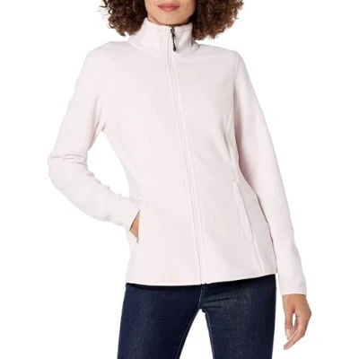 Afbeelding van Amazon Essentials Dames Classic Fit Full Zip Polar Soft Fleece Jacket (verkrijgbaar in grote maten), lichtroze, Small
