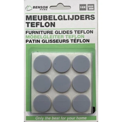 Afbeelding van Benson Anti Krasvilt Rubber Set 18 x Ø 25 mm stuks